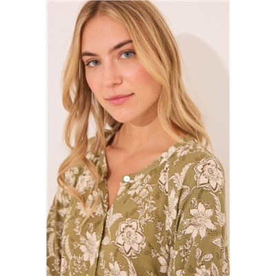 Camisola flores viscosa