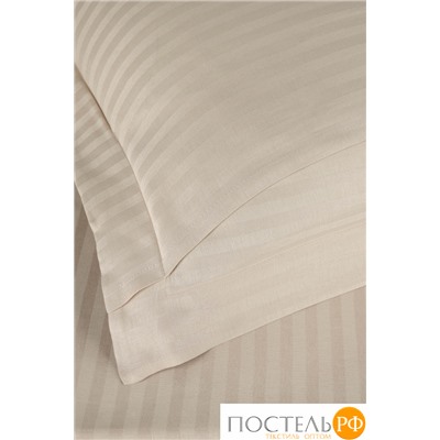 Постельное белье "Карвен" Stripe Satin 1.5 спальн. N 162-SS 012 sampanya/бежевый