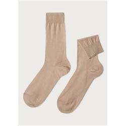 Kurze Herrensocken mit Fil d‘Ecosse