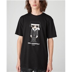 Karl Lagerfeld Paris Men's Character Print T-shirt