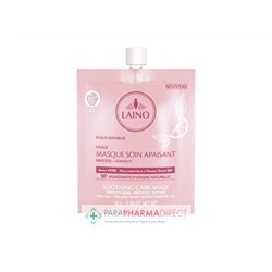 Laino Masque Soin Apaisant Argile Rose & HE Orange Douce BIO Peaux Sensibles 16g
