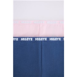 Pack 2 bragas bóxer rosa, azul