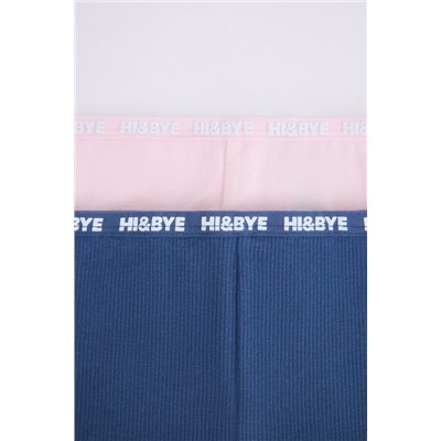 Pack 2 bragas bóxer rosa, azul