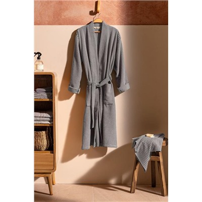 Carla Kimono Unisex %100 Pamuk Bornoz Set