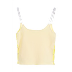 Top Amarillo claro