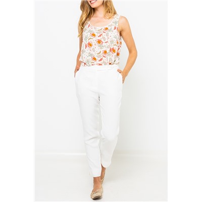 Pantalón pitillo Blanco roto