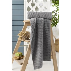 Semecca Lucia %100 Pamuklu Antrasit 2'li 30x80 Spor Havlusu SH10042023
