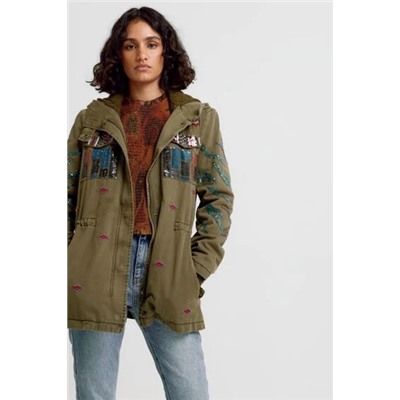 Parka militar capucha