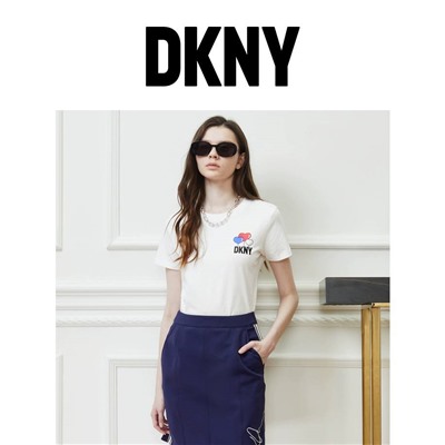 DKN*Y/женская хлопковая футболка Из официального магазина DKN*Y Оригинал