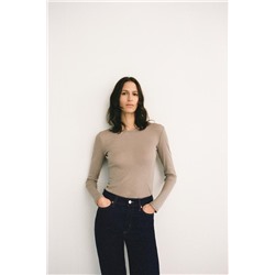 SEMI-SHEER SUPIMA® COTTON TOP
