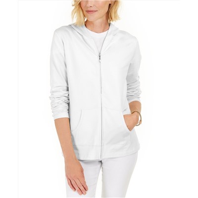 Karen Scott Zip-Front Hoodie, Created for Macy's