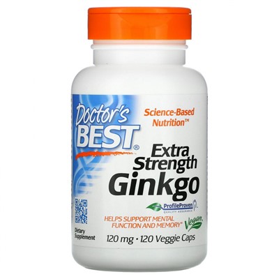 Extra Strength Ginkgo 120 caps DOCTOR BEST
