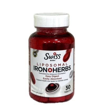 Liposomal Iron Herbs 30 tablets Swiss