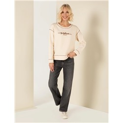 Krem Comfort Fit Sweatshirt