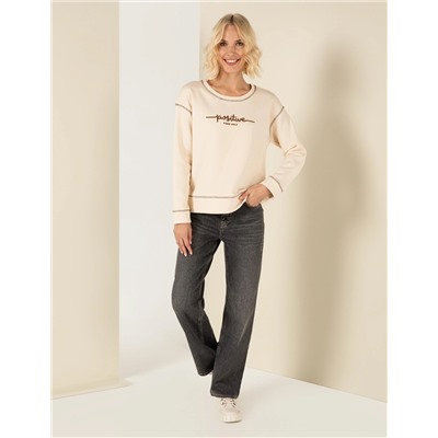 Krem Comfort Fit Sweatshirt