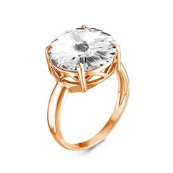 Серьги из золочёного серебра с кристаллами Swarovski 925 пробы 0042с-001з