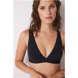 Sujetador triangular LOVELY halter negro