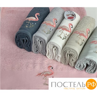 Полотенце Карвен Vip Cotton FLAMINGO 50*90 6 шт. махра Н 3260