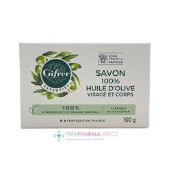 Gifrer Essentiel Savon Solide 100% Huile d'Olive 100g