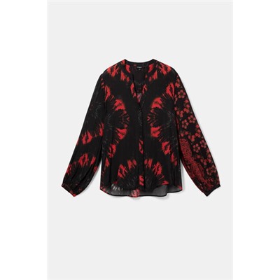 Camisa mandala tie-dye