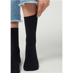 Kurze Socken mit Cashmere