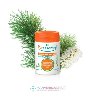 Puressentiel Comprimés Neutres pour Huiles Essentielles 30 comprimés