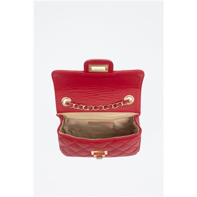 Bandolera de piel Arcola Rojo