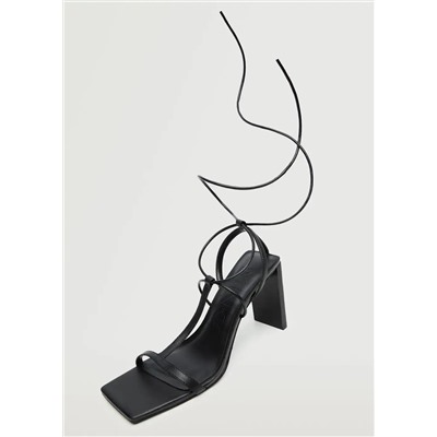 Sandalias tiras tacón -  Mujer | MANGO OUTLET Melilla