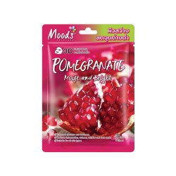 Тканевая маска Moods Skin Care Pomegranate Moist And Bright 3D Facial Mask 38 ML
