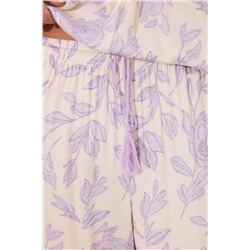 Pijama largo estampado viscosa