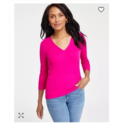 I.N.C. International Concepts Women's Ribbed Top