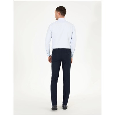 Lacivert Slim Fit Kumaş Pantolon