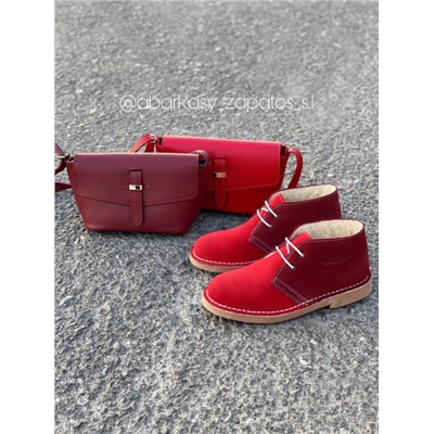 ZAPATOS · 2712 FUEGO-GRANATE+PELLE 169 — ЦВЕТ СУМКИ НА ВЫБОР