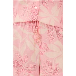 Pijama camisero voile 100% algodón print floral