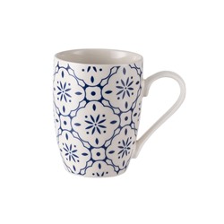 Morris Kupa - Mavi/Beyaz - 360 ml