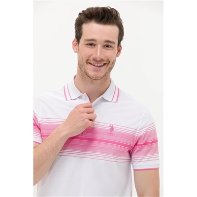 Erkek Pembe Polo Yaka Tişört