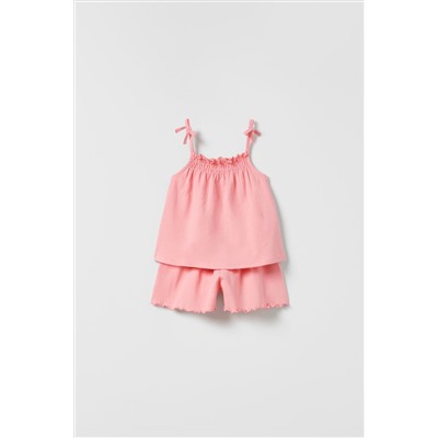 CONJUNTO TOP Y BERMUDA ESTRUCTURA