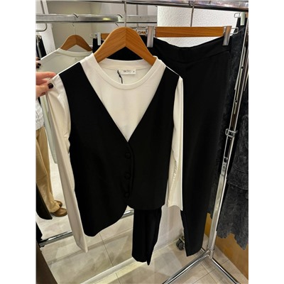 ДВОЙКА В СТИЛЕ ОФИС  ВИСКОЗА +ШЕРСТЬ  PREMIUM    VISCOSE + WOOL
