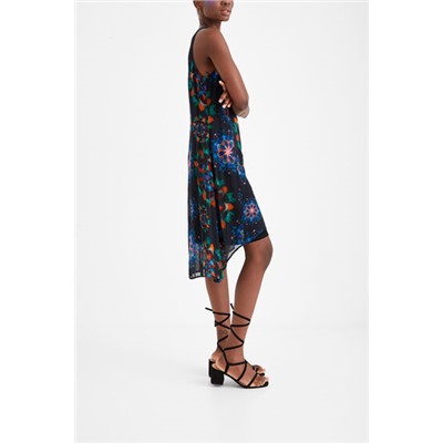 Vestido estampado galáctico