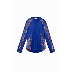 Chaqueta bloques estampados
