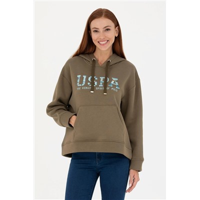 Kadın Haki Sweatshirt