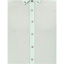 Yeşil Slim Fit Uzun Kollu Gömlek
