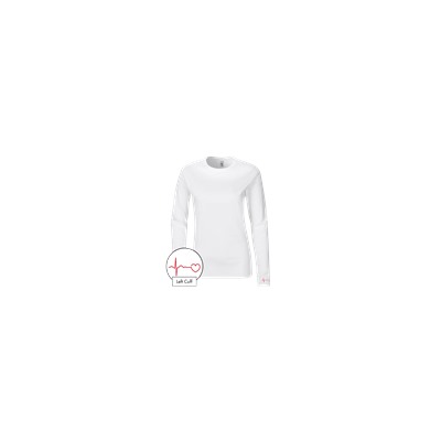 UA Heart EKG Women's Fitted Long Sleeve Tee