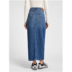 Women's High Rise Side Slit Maxi Skirt
