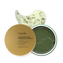 Alligator & CICA Hydrogel Eye Patch, Патчи для век с маслом крокодила и центеллой