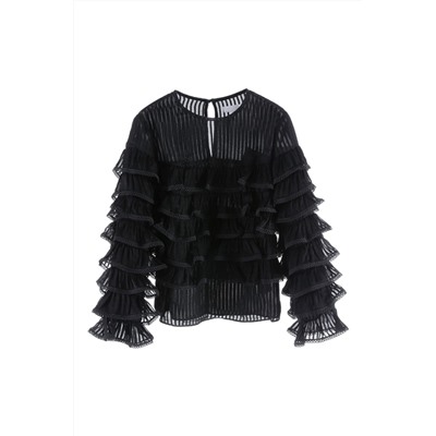 Blusa avolantada Negro