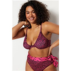 Fuşya Balconette Büyük Beden Büyük Beden Bikini Üstü TBBSS23CT00004
