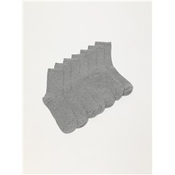PACK OF 7 PAIRS OF BASIC LONG SOCKS