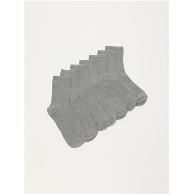 PACK OF 7 PAIRS OF BASIC LONG SOCKS