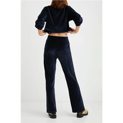 Pantalón ancho felpa